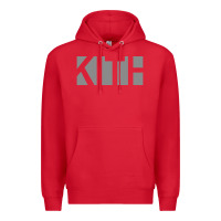 Red kith Premium Hoodie - artisFamous