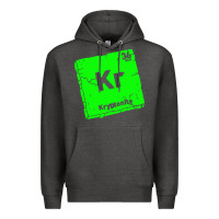 Charcoal Heather kr kryptonite Premium Hoodie - artisFamous