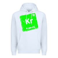 White kr kryptonite Premium Hoodie - artisFamous