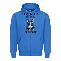True Royal Livin' la vida Frenchie Zipper Hoodie - Bettercallsaul