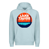 Blue Mist lake tahoe california Premium Hoodie - artisFamous