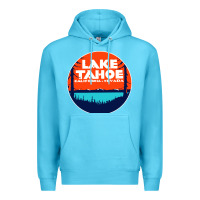 Ocean Blue lake tahoe california Premium Hoodie - artisFamous