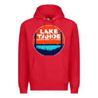 Red lake tahoe california Premium Hoodie - artisFamous