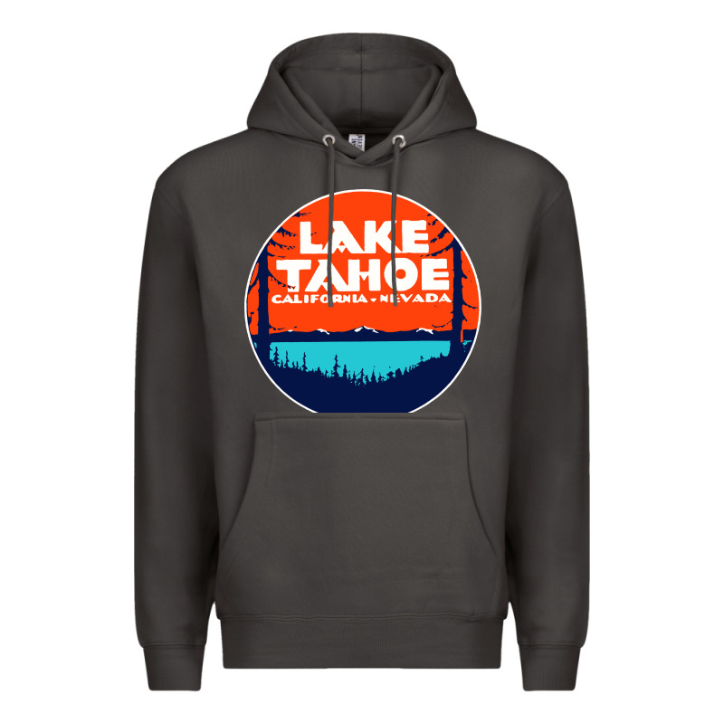 Lake Tahoe California Premium Hoodie by artisFamous | Teevron