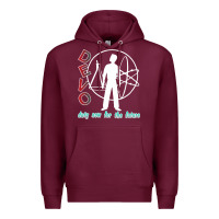 Burgundy devo duty now for the future Premium Hoodie - artisFamous