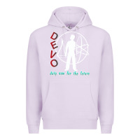 Lilac devo duty now for the future Premium Hoodie - artisFamous
