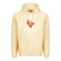 Pina Colada university of phoenix white red Premium Hoodie - artisFamous
