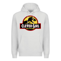 Dove Grey clever girl Premium Hoodie - artisFamous