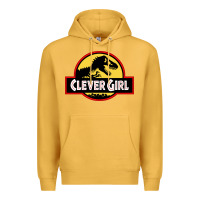 Mustard clever girl Premium Hoodie - artisFamous