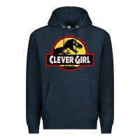 Navy clever girl Premium Hoodie - artisFamous