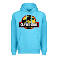 Ocean Blue clever girl Premium Hoodie - artisFamous