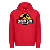 Red clever girl Premium Hoodie - artisFamous