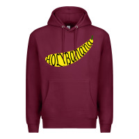 Burgundy Holy Banana Premium Hoodie - artisFamous