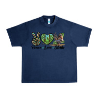 Navy Peace Love Sloths Urban Heavy Tee - LillyAllenDesigns