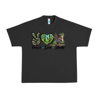 Pigment Black Peace Love Sloths Urban Heavy Tee - LillyAllenDesigns
