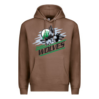 Chestnut timber wolves Premium Hoodie - artisFamous