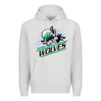 Dove Grey timber wolves Premium Hoodie - artisFamous