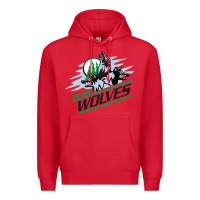 Red timber wolves Premium Hoodie - artisFamous