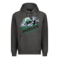 Charcoal Heather timber wolves Premium Hoodie - artisFamous