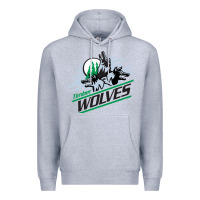 Heather Grey timber wolves Premium Hoodie - artisFamous