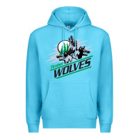 Ocean Blue timber wolves Premium Hoodie - artisFamous