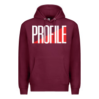 Burgundy profile records Premium Hoodie - artisFamous