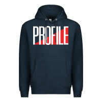 Navy profile records Premium Hoodie - artisFamous