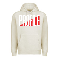 Oatmeal Heather profile records Premium Hoodie - artisFamous