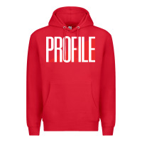 Red profile records Premium Hoodie - artisFamous