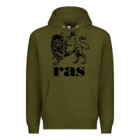 Army Green ras records Premium Hoodie - artisFamous