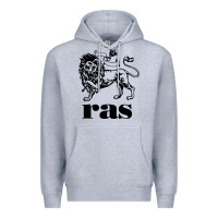Heather Grey ras records Premium Hoodie - artisFamous