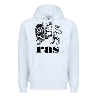 White ras records Premium Hoodie - artisFamous