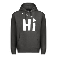 Charcoal Heather hi hawaii Premium Hoodie - artisFamous