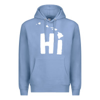 Colony Blue hi hawaii Premium Hoodie - artisFamous