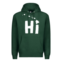 Sports Green hi hawaii Premium Hoodie - artisFamous