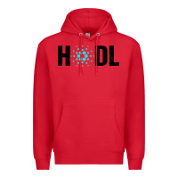 Red hodl cardano Premium Hoodie - artisFamous