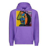 Purple picasso original Premium Hoodie - artisFamous
