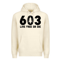 Sandshell live free or die 603 tree Premium Hoodie - artisFamous