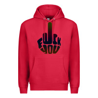 Cardinal fuck you middle finger Premium Hoodie - artisFamous