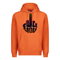 Carrot fuck you middle finger Premium Hoodie - artisFamous