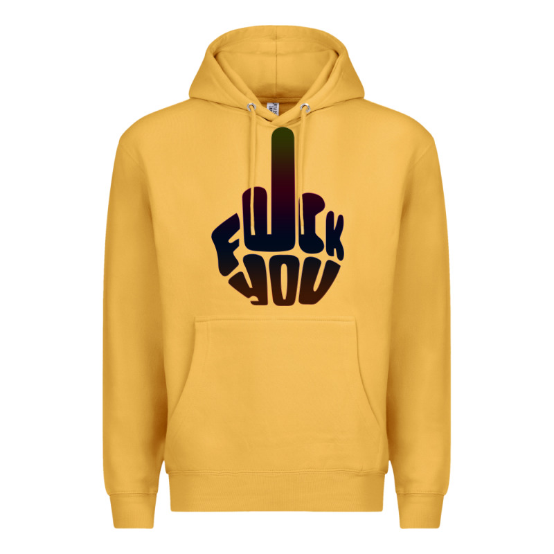 Fuck You Middle Finger Premium Hoodie by artisFamous | Teevron