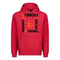 Cardinal awesome gymnastics boy gymnast power strong Premium Hoodie - artisFamous