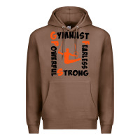 Chestnut awesome gymnastics boy gymnast power strong Premium Hoodie - artisFamous