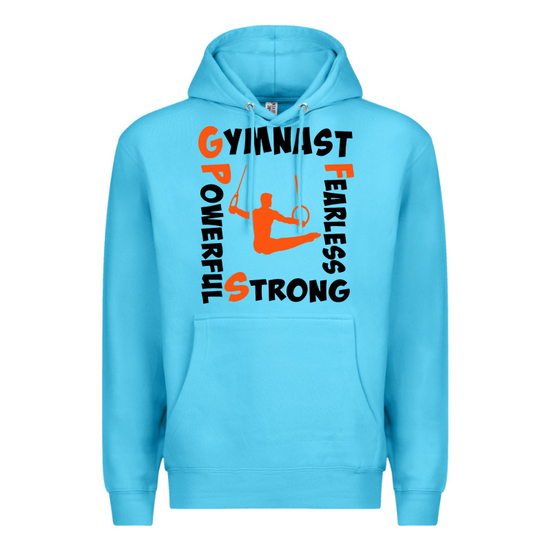 Awesome Gymnastics Boy Gymnast Power Strong Premium Hoodie by artisFamous | Teevron