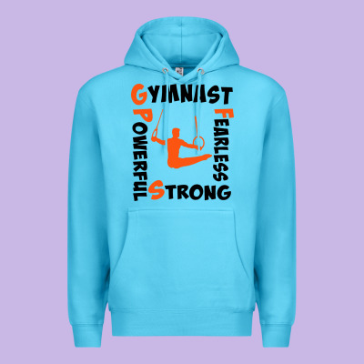 Awesome Gymnastics Boy Gymnast Power Strong Premium Hoodie Designed By Artisfamous