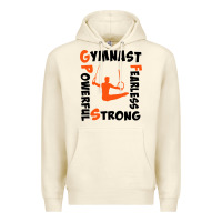 Sandshell awesome gymnastics boy gymnast power strong Premium Hoodie - artisFamous
