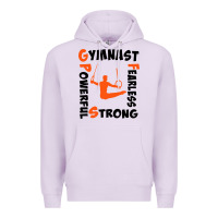 Lilac awesome gymnastics boy gymnast power strong Premium Hoodie - artisFamous