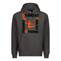 Smoke awesome gymnastics boy gymnast power strong Premium Hoodie - artisFamous