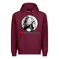 Burgundy savage Premium Hoodie - artisFamous