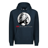 Navy savage Premium Hoodie - artisFamous